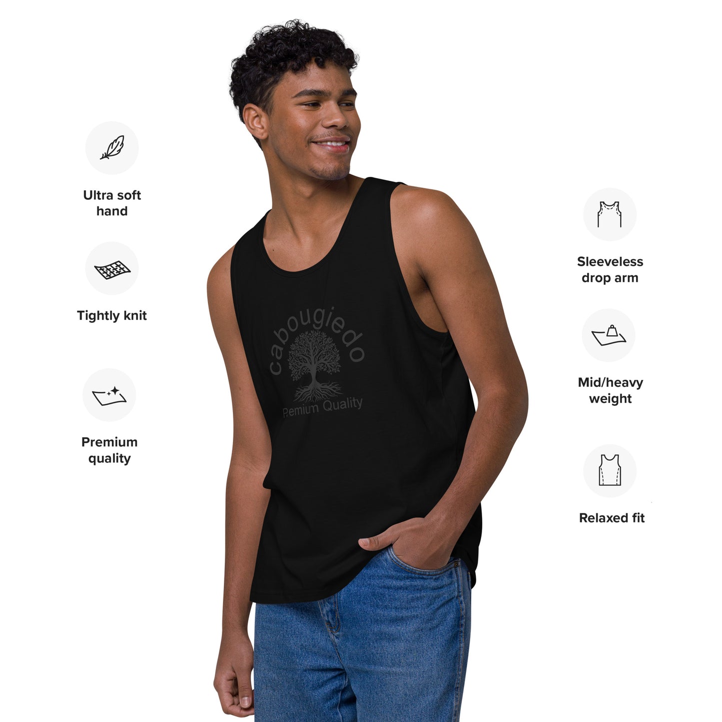 Men’s premium tank top - CaBougieDo Premium Quality