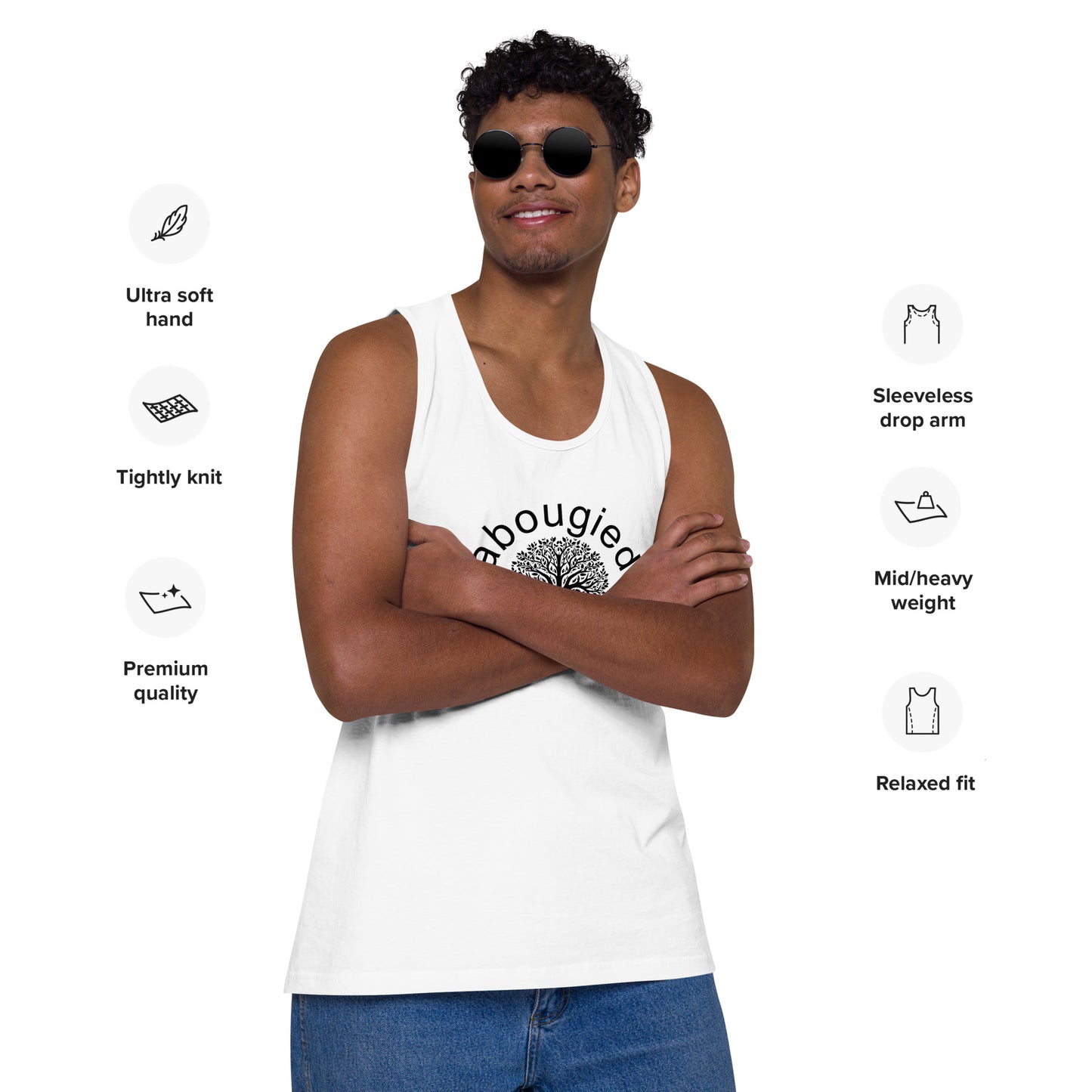 Men’s premium tank top - CaBougieDo Premium Quality