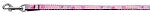 Crazy Hearts Nylon Collars Light Pink 3/8 wide 4Ft Lsh