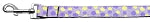 Confetti Dots Nylon Collar Lavender 1 wide 4ft Lsh