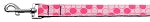 Diagonal Dots Nylon Collar Light Pink 1 wide 6ft Lsh