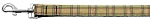 Plaid Nylon Collar Khaki 1 wide 6ft Lsh