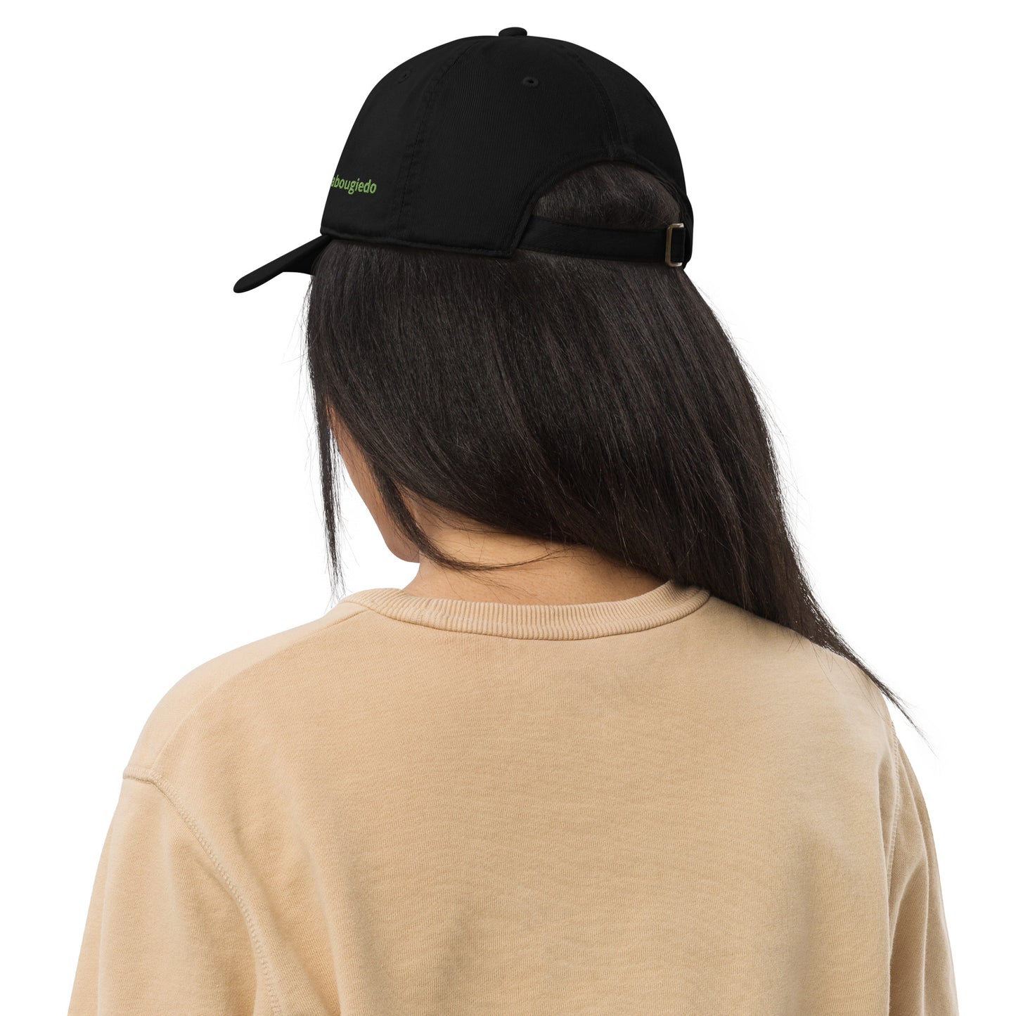 Organic dad hat - Embroidered St Patty's Day Green Clover