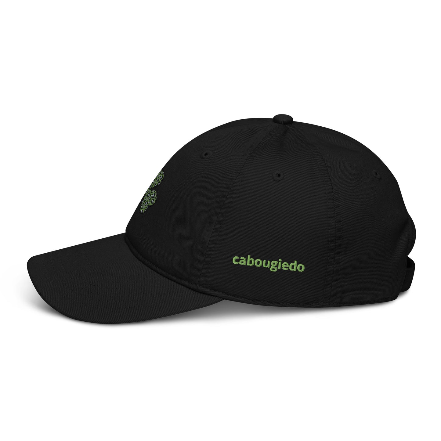 Organic dad hat - Embroidered St Patty's Day Green Clover