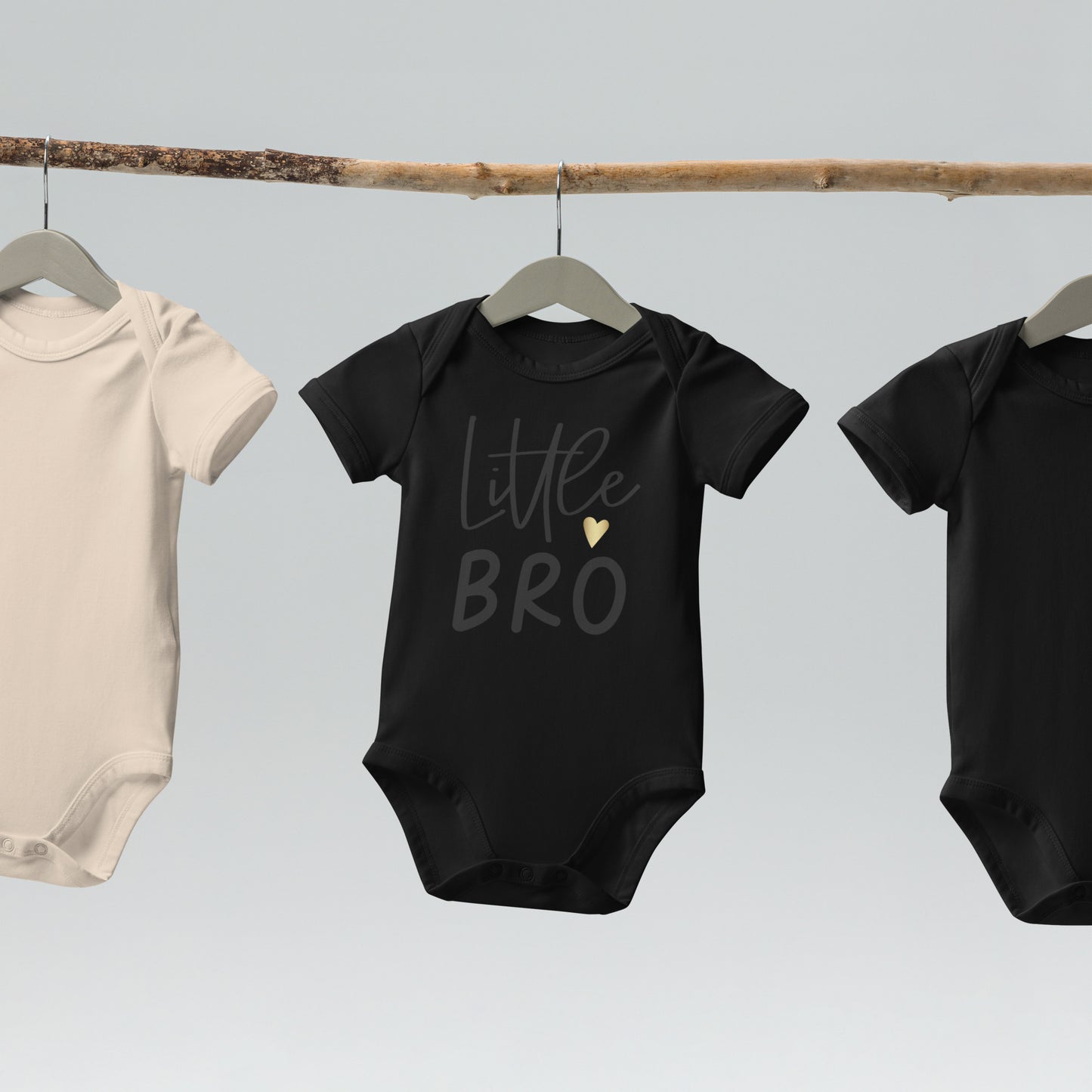 Organic cotton baby bodysuit - Lil Bro