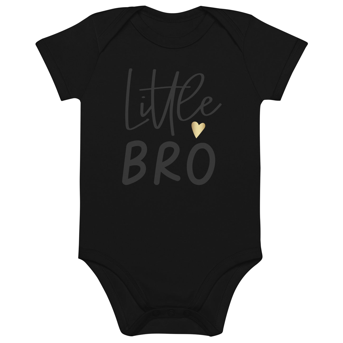 Organic cotton baby bodysuit - Lil Bro