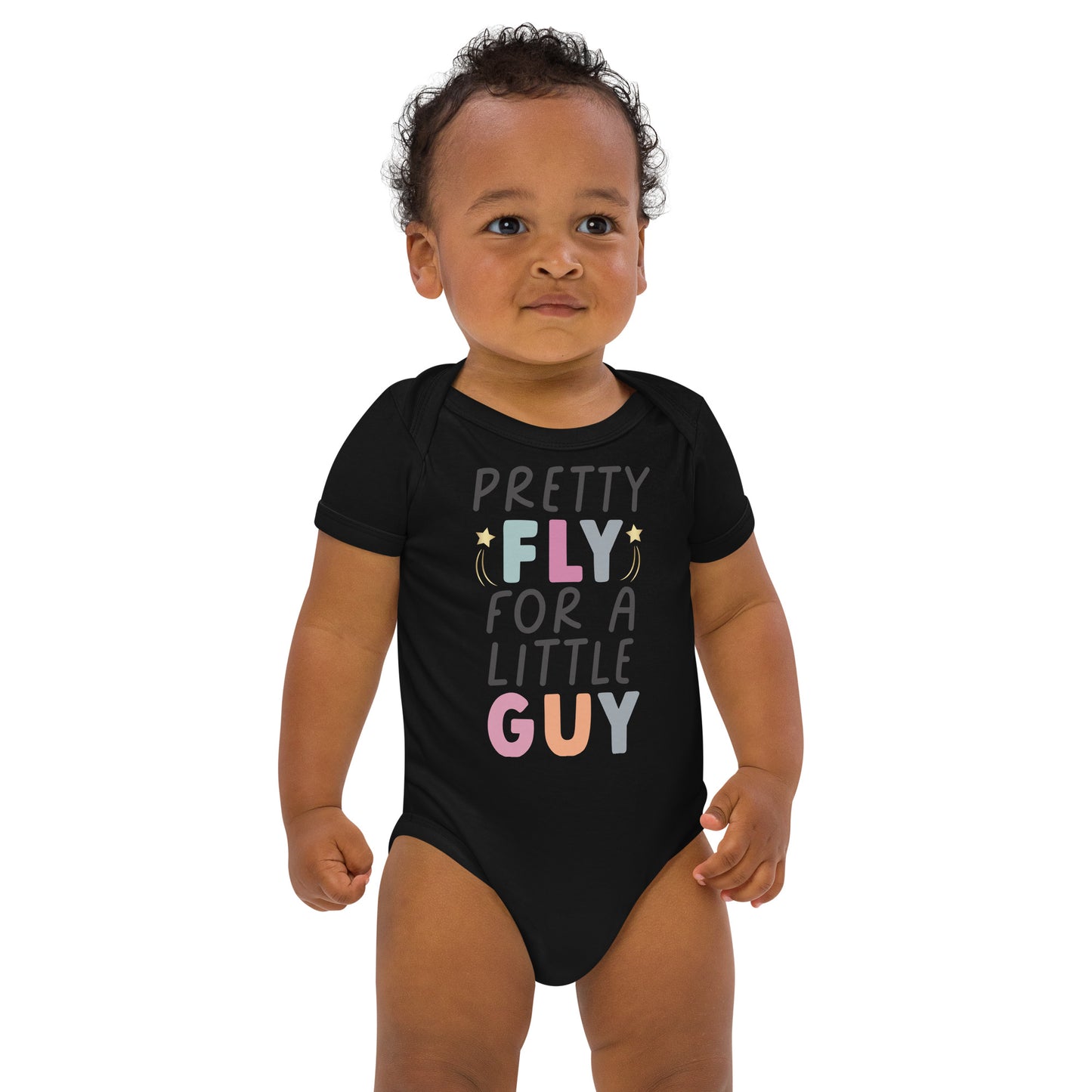 Organic cotton baby bodysuit - Pretty Fly For a Little Guy