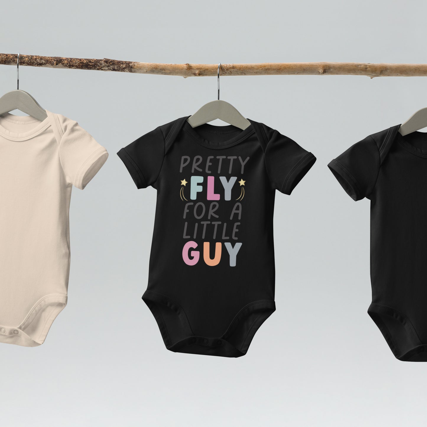 Organic cotton baby bodysuit - Pretty Fly For a Little Guy