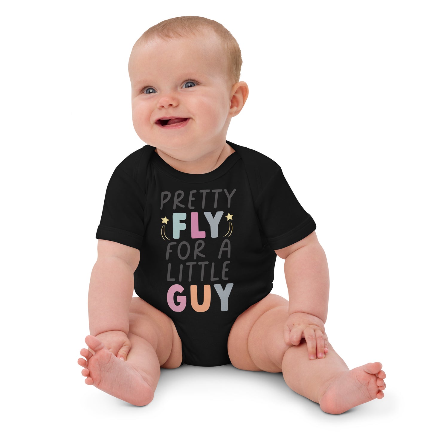 Organic cotton baby bodysuit - Pretty Fly For a Little Guy