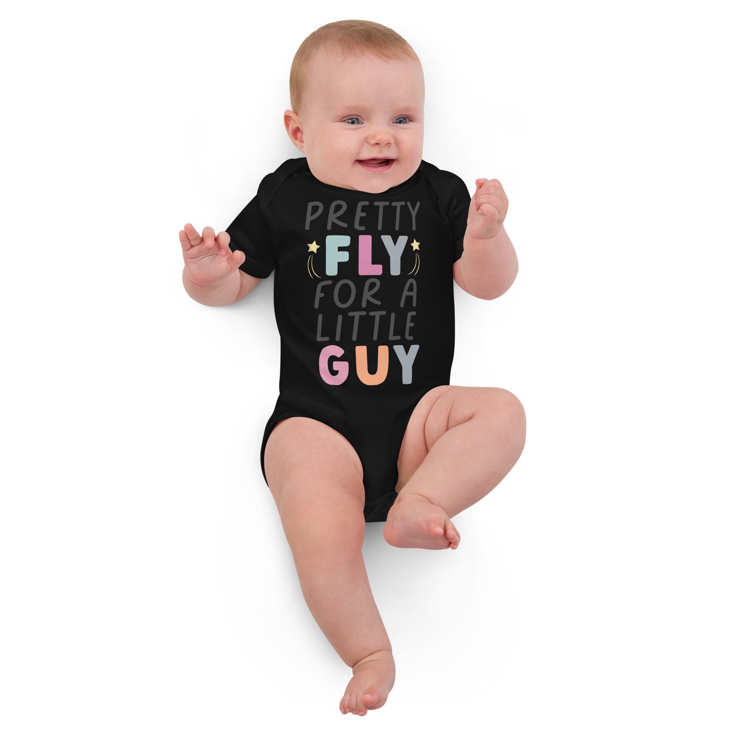 Organic cotton baby bodysuit - Pretty Fly For a Little Guy