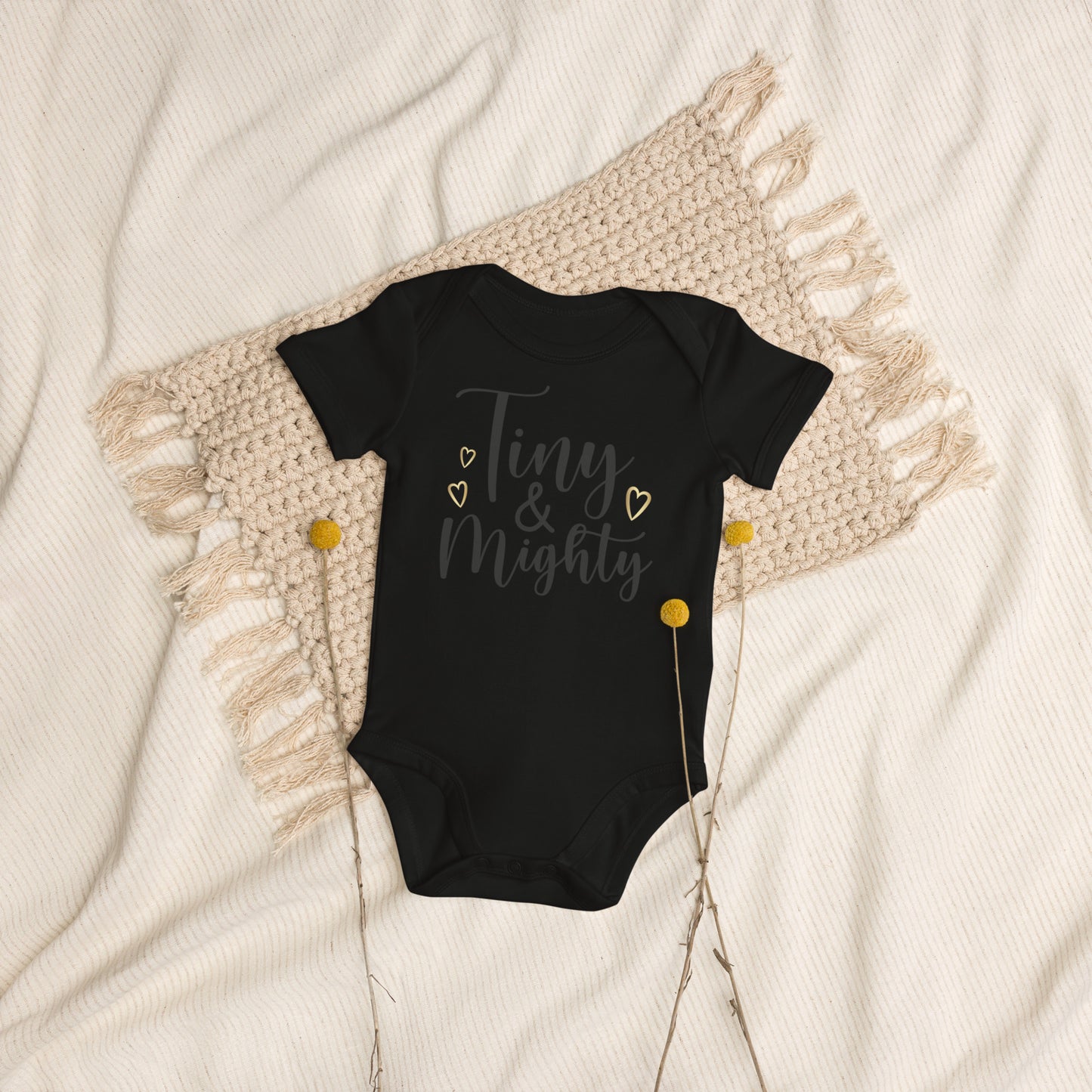 Organic cotton baby bodysuit - Tiny & Mighty