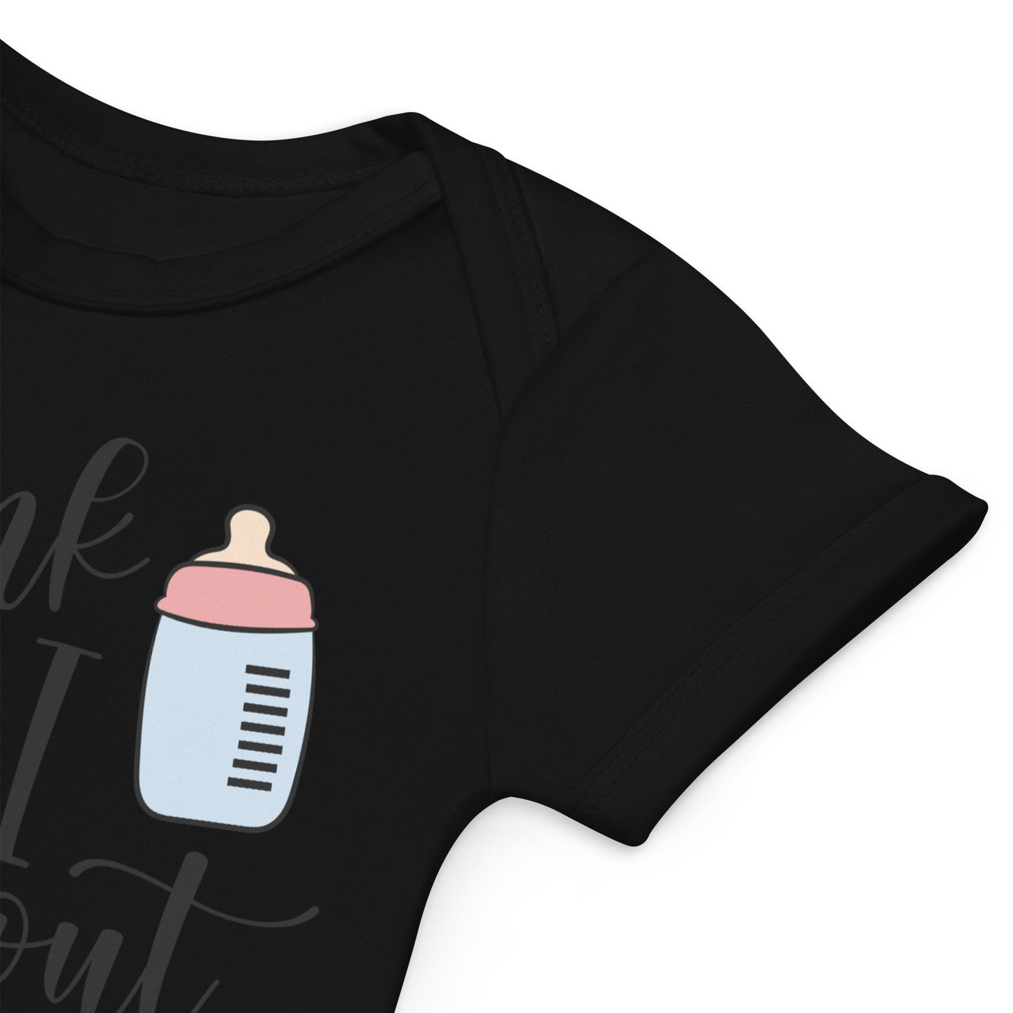 Organic cotton baby bodysuit - I Drink Until I Pass Out