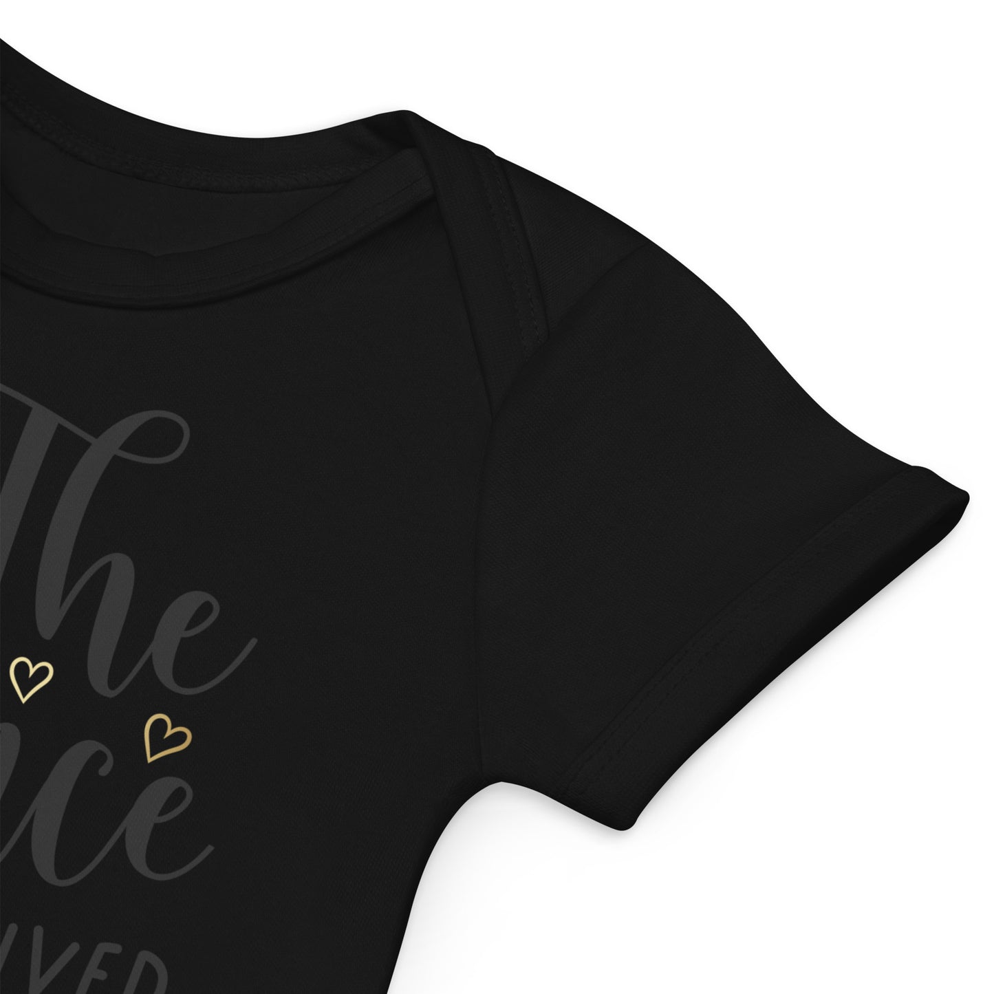 Organic cotton baby bodysuit - The Prince Has Arrived