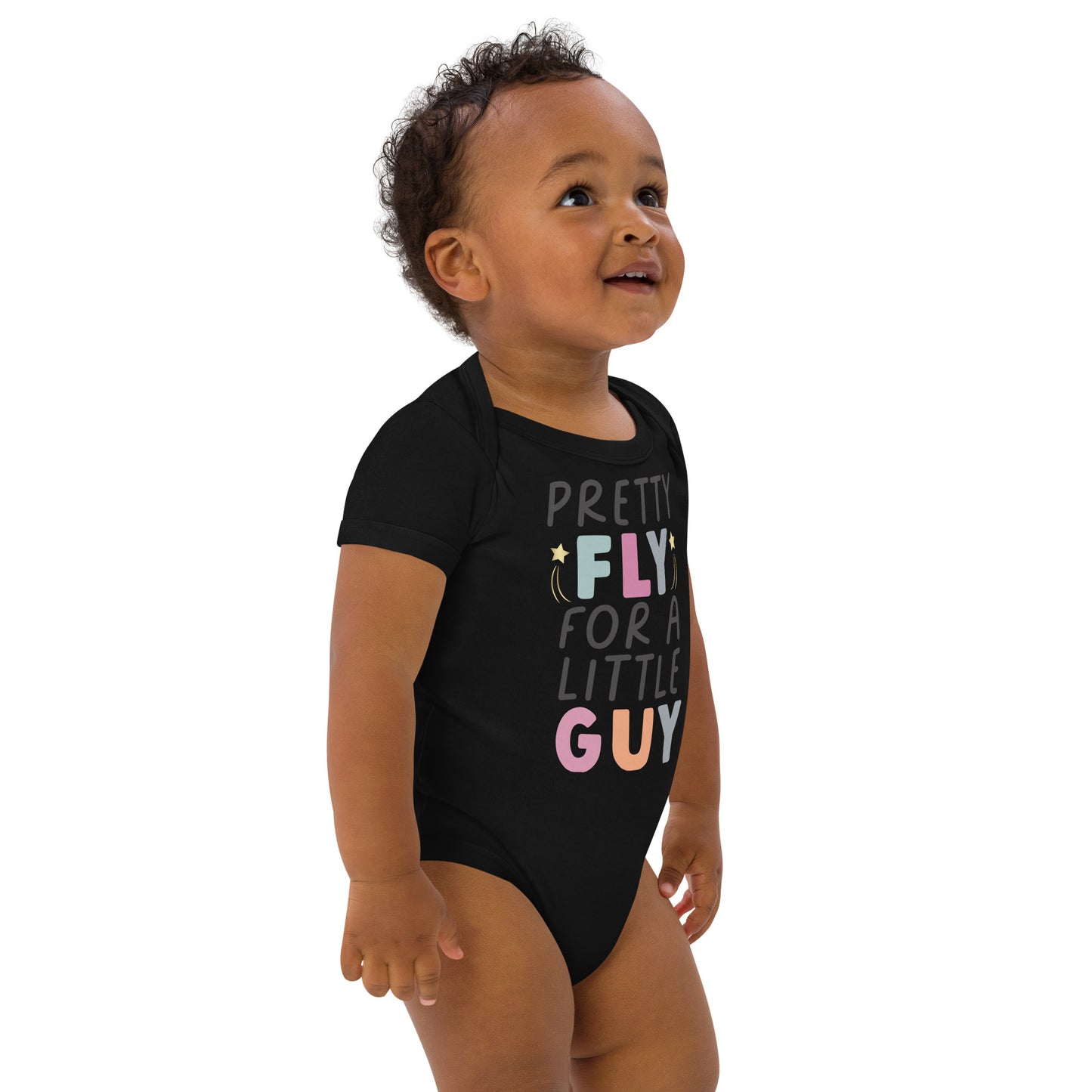 Organic cotton baby bodysuit - Pretty Fly For a Little Guy