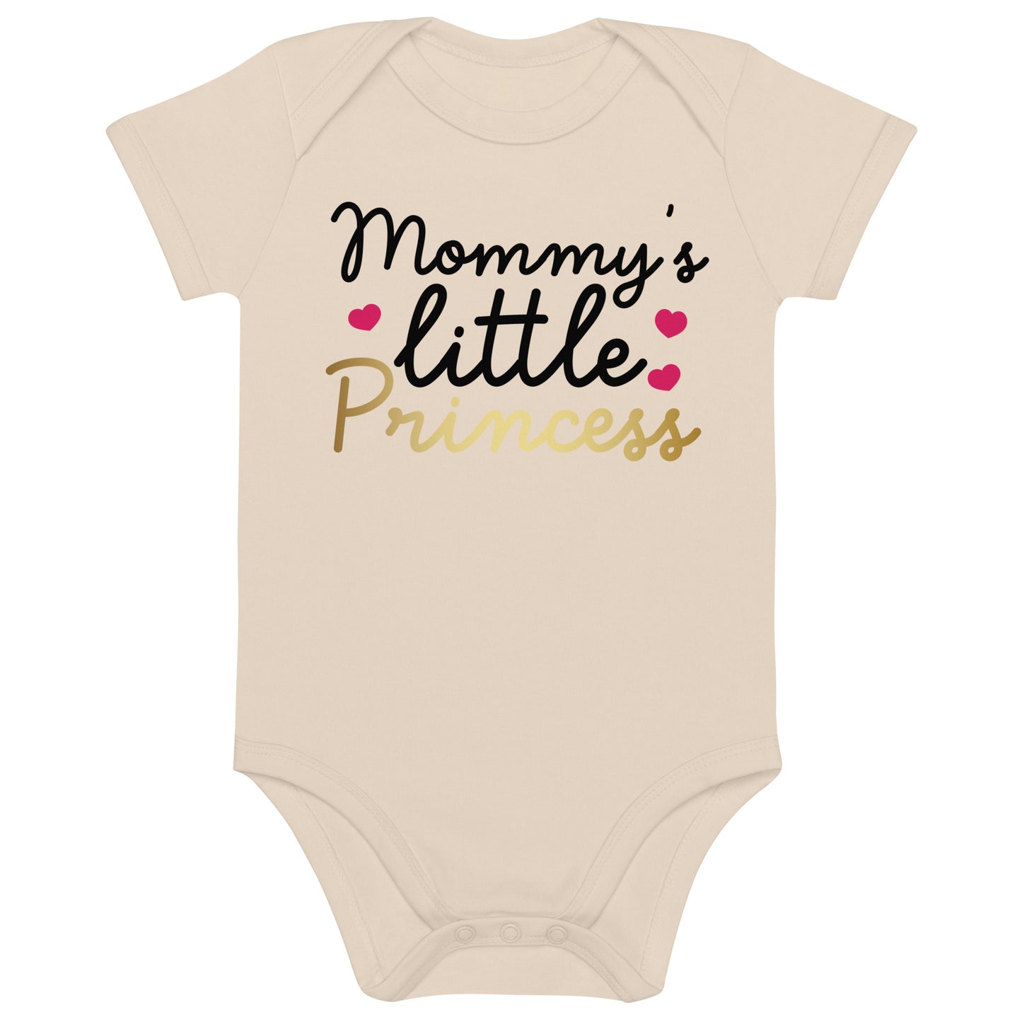 Organic cotton baby bodysuit - Mommy's Little Princess