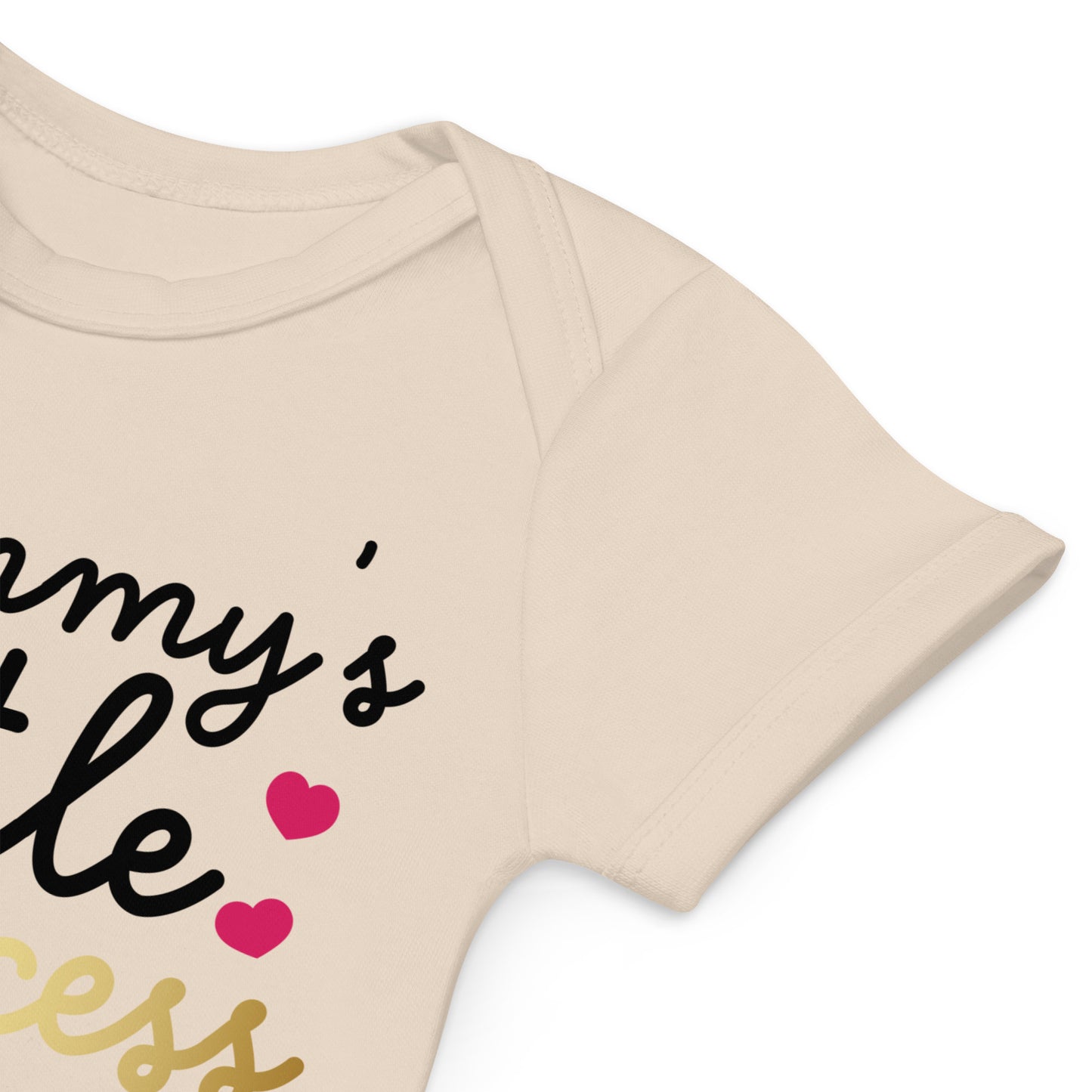 Organic cotton baby bodysuit - Mommy's Little Princess