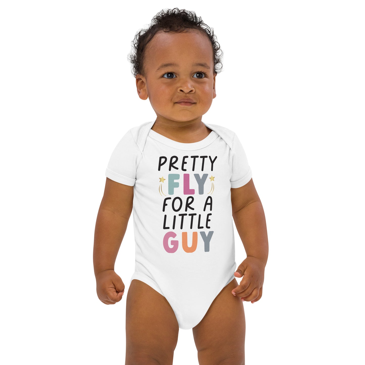 Organic cotton baby bodysuit - Pretty Fly For a Little Guy