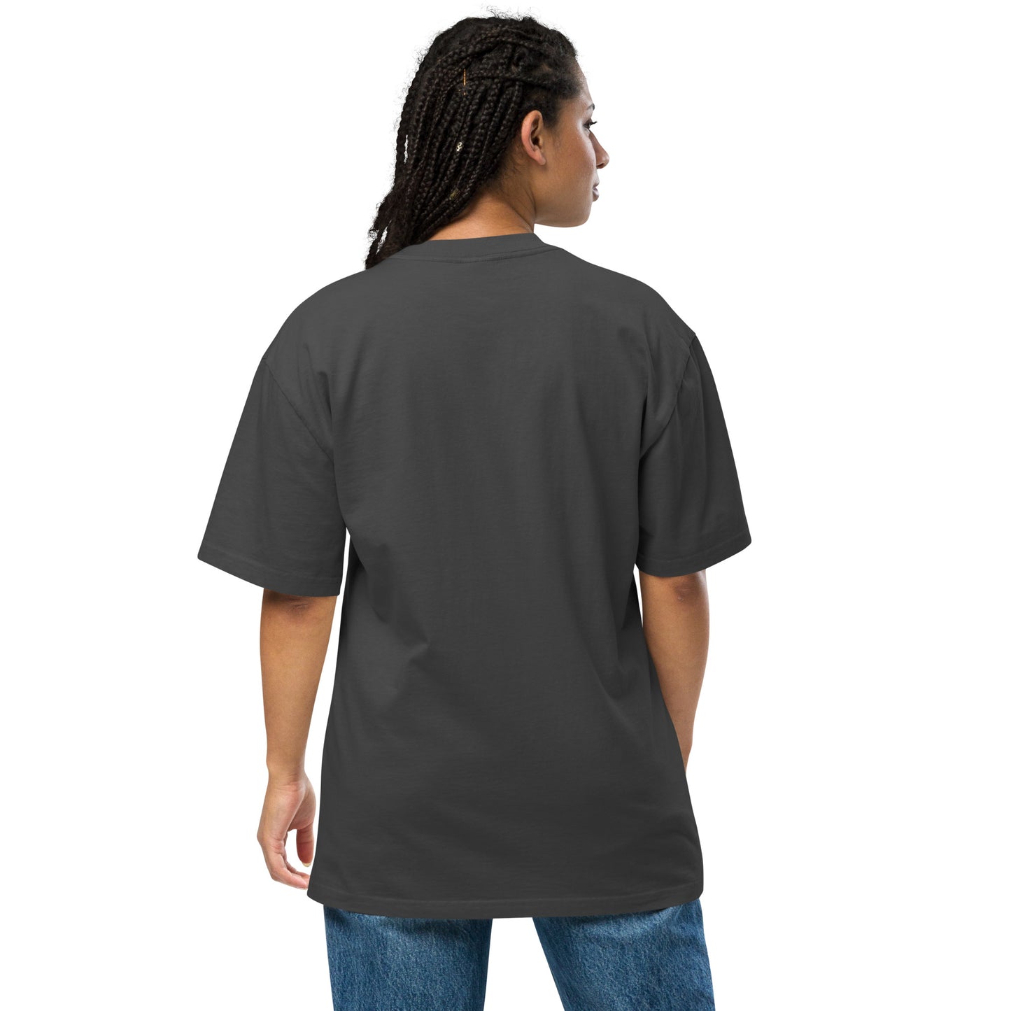 Oversized faded t-shirt - A Black Woman Made Me