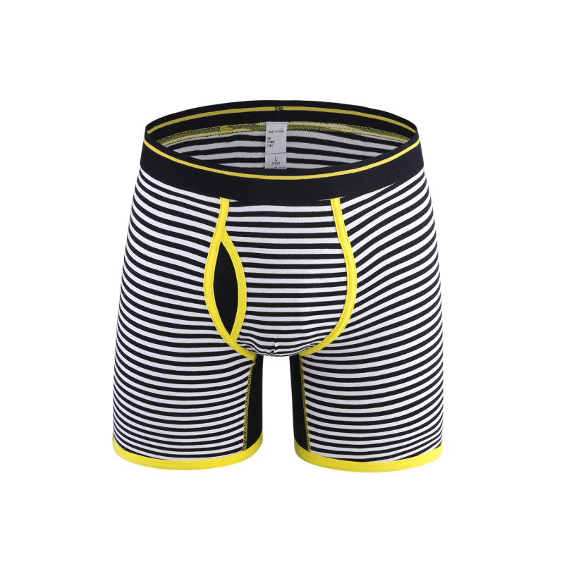 Men's Stretch Stripe Knit Boxer Briefs