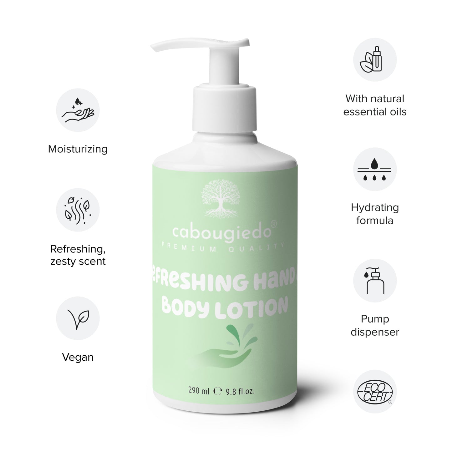 Refreshing hand & body lotion