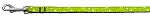 Retro Nylon Ribbon Collar Lime Green 3/8 wide 4Ft Lsh