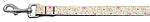 Retro Nylon Ribbon Collar White 1 wide 4ft Lsh