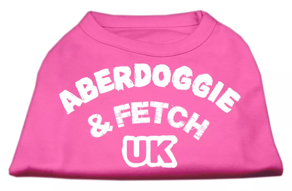 Aberdoggie NY Screenprint Shirts Bright Pink Med