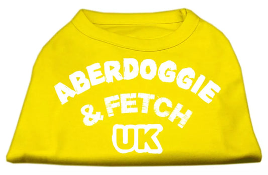 Aberdoggie NY Screenprint Shirts Yellow Lg