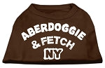 Aberdoggie NY Screenprint Shirts Brown XL