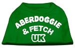 Aberdoggie UK Screenprint Shirts Emerald Green Med