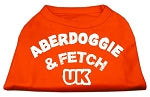 Aberdoggie UK Screenprint Shirts Orange Med