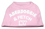 Aberdoggie NY Screenprint Shirts Light Pink Med