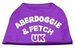 Aberdoggie UK Screenprint Shirts Purple XS