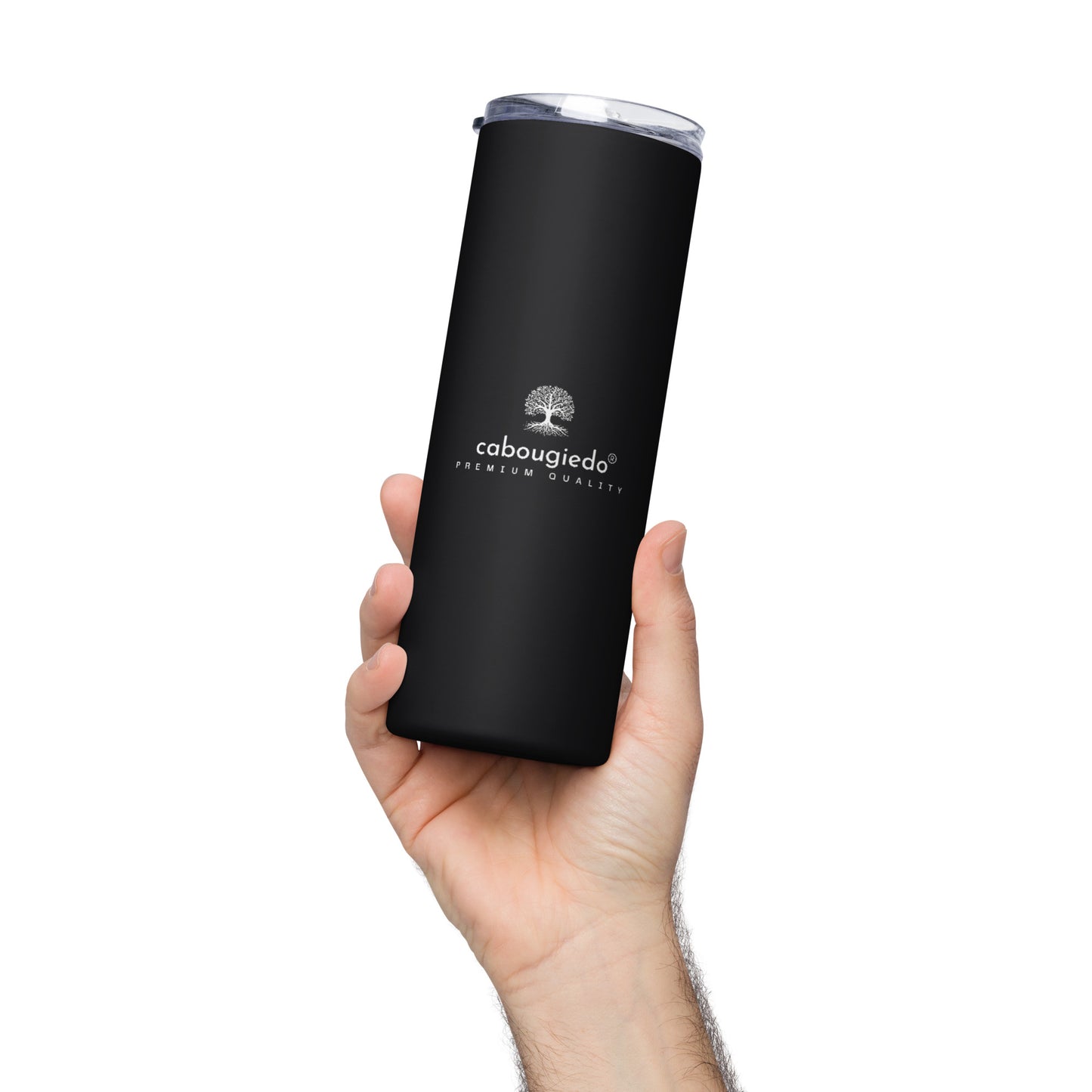 Stainless steel tumbler - Black CaBougieDo Premium Quality