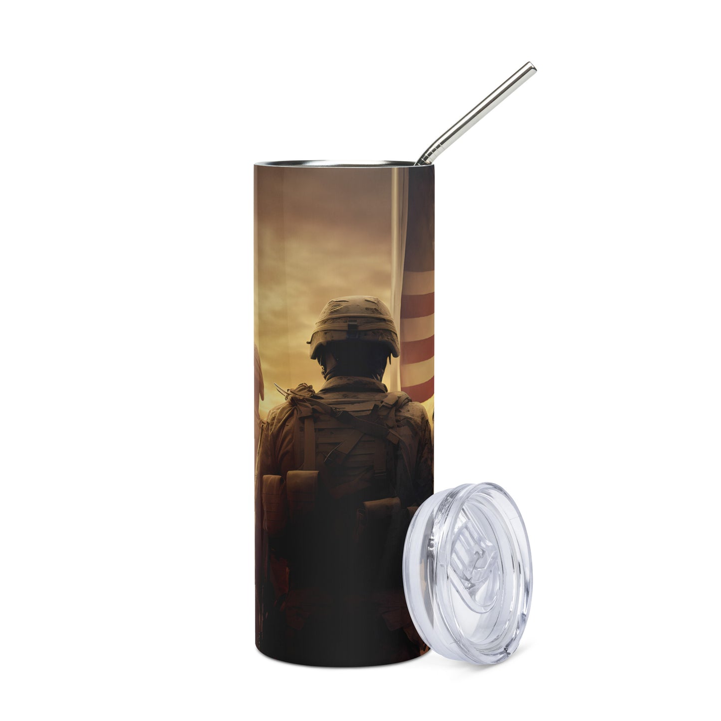 Stainless steel tumbler - Veteran