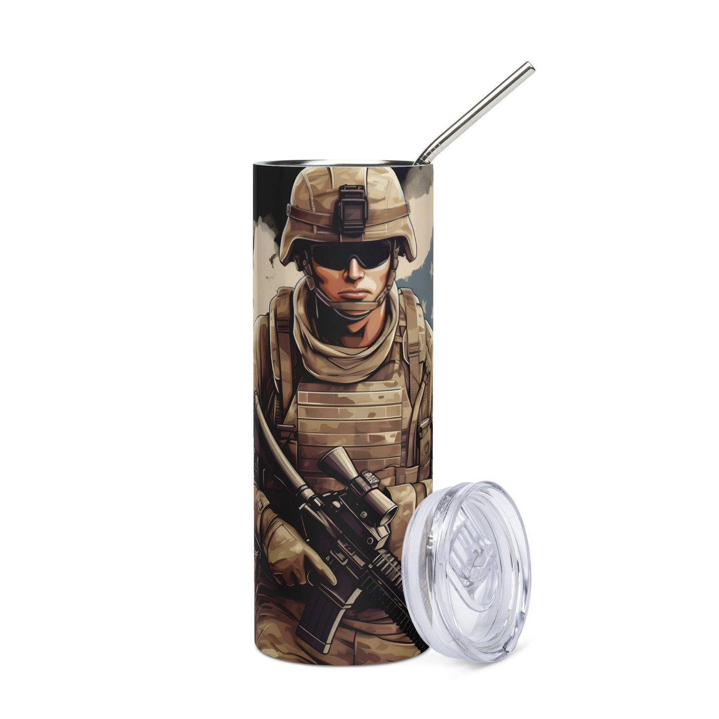 Stainless steel tumbler - Veteran