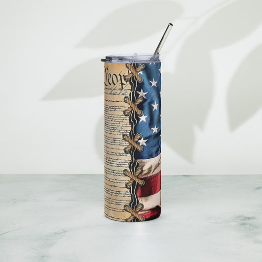 Stainless steel tumbler - Veteran We The People