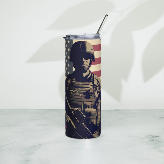 Stainless steel tumbler - Veteran