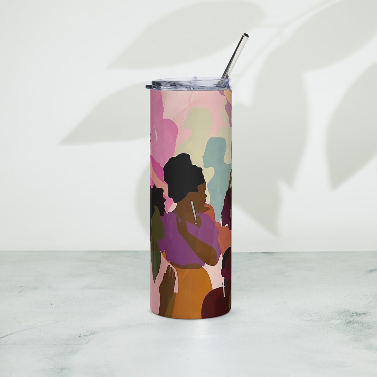 Stainless steel tumbler - Black African American Women