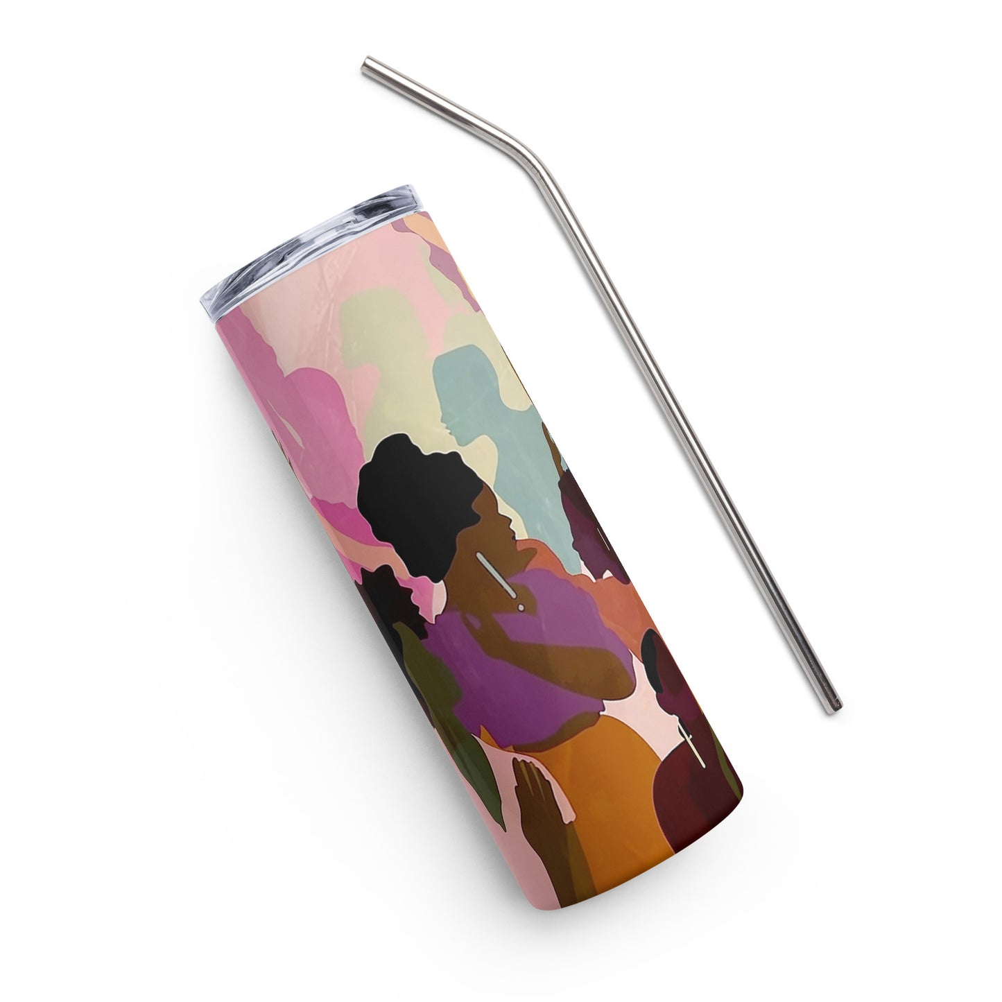 Stainless steel tumbler - Black African American Women