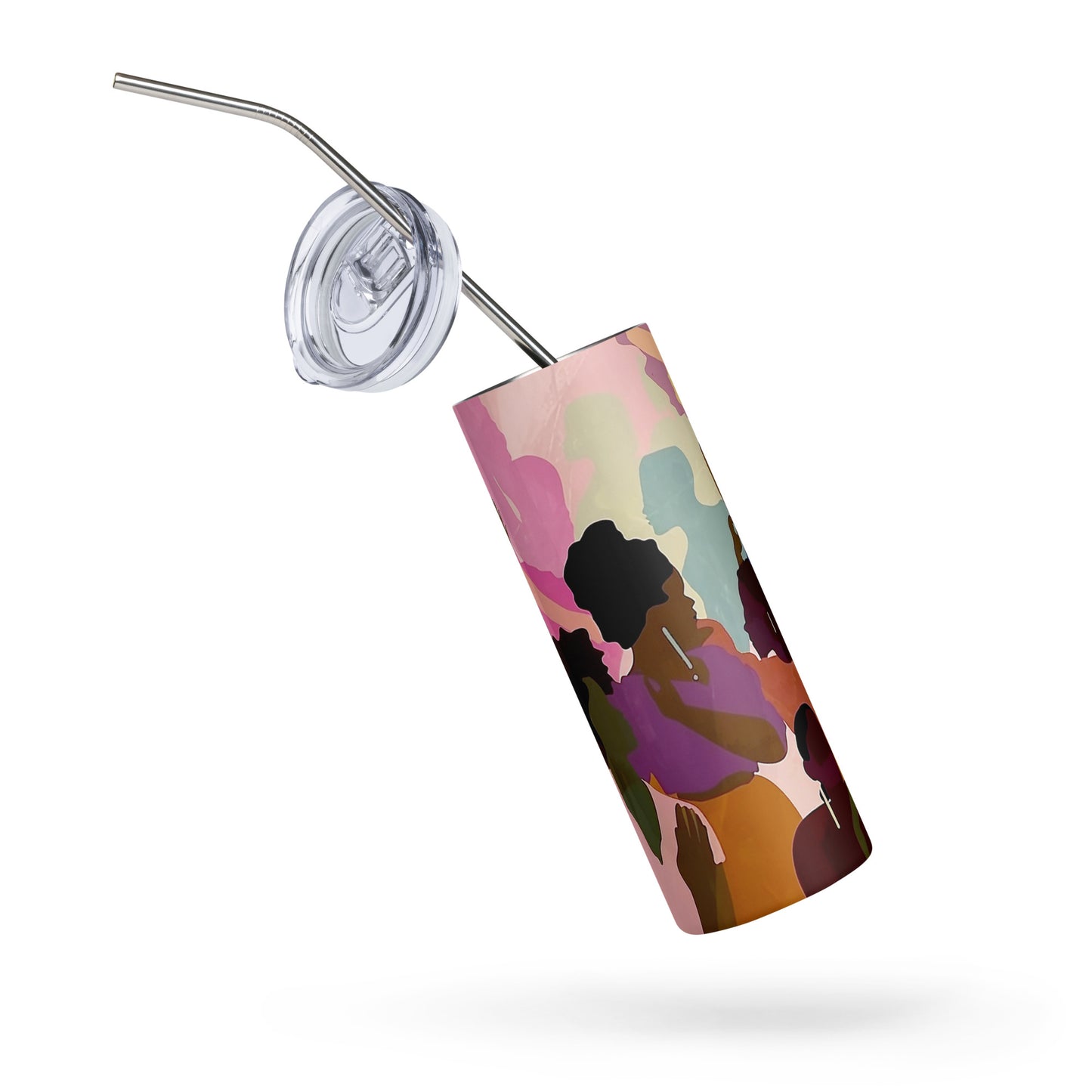 Stainless steel tumbler - Black African American Women