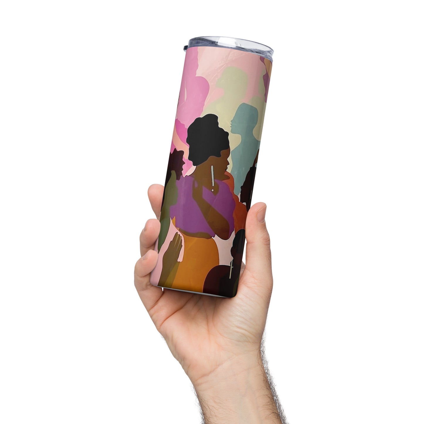 Stainless steel tumbler - Black African American Women