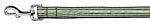 Preppy Stripes Nylon Ribbon Collars Green/White 1 wide 4ft Lsh