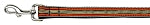Preppy Stripes Nylon Ribbon Collars Orange/Khaki 1 wide 6ft Lsh