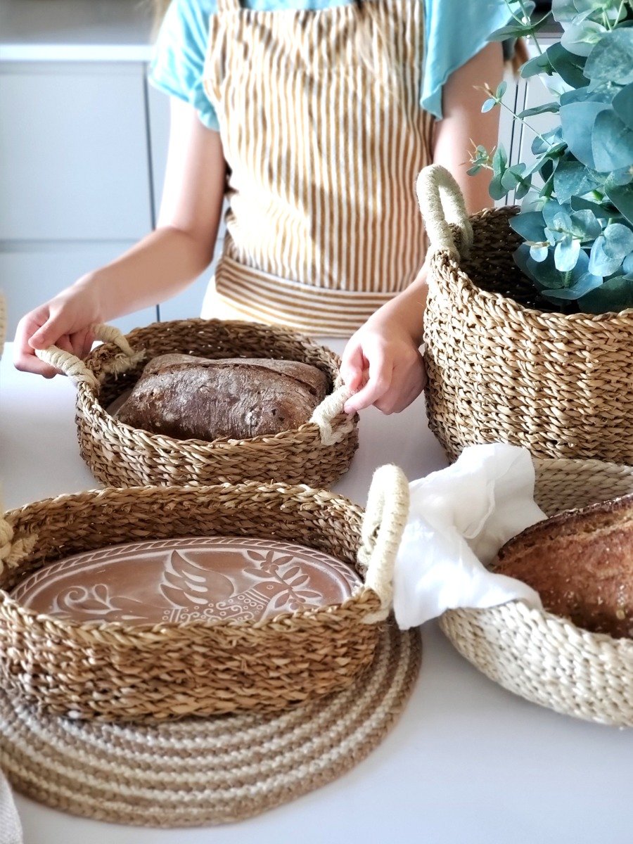 Bread Warmer & Basket - Bird Round