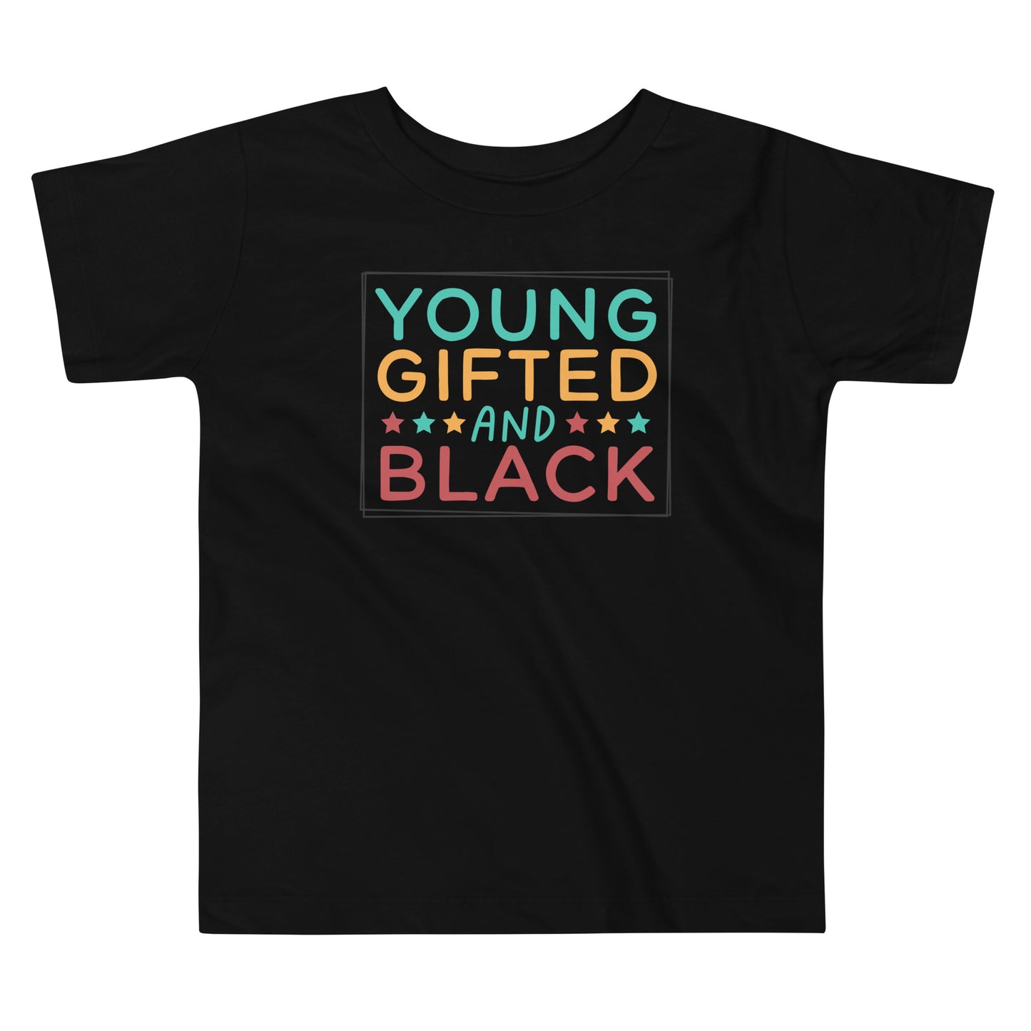 Toddler Short Sleeve Tee - Juneteenth Young Gifted and Black