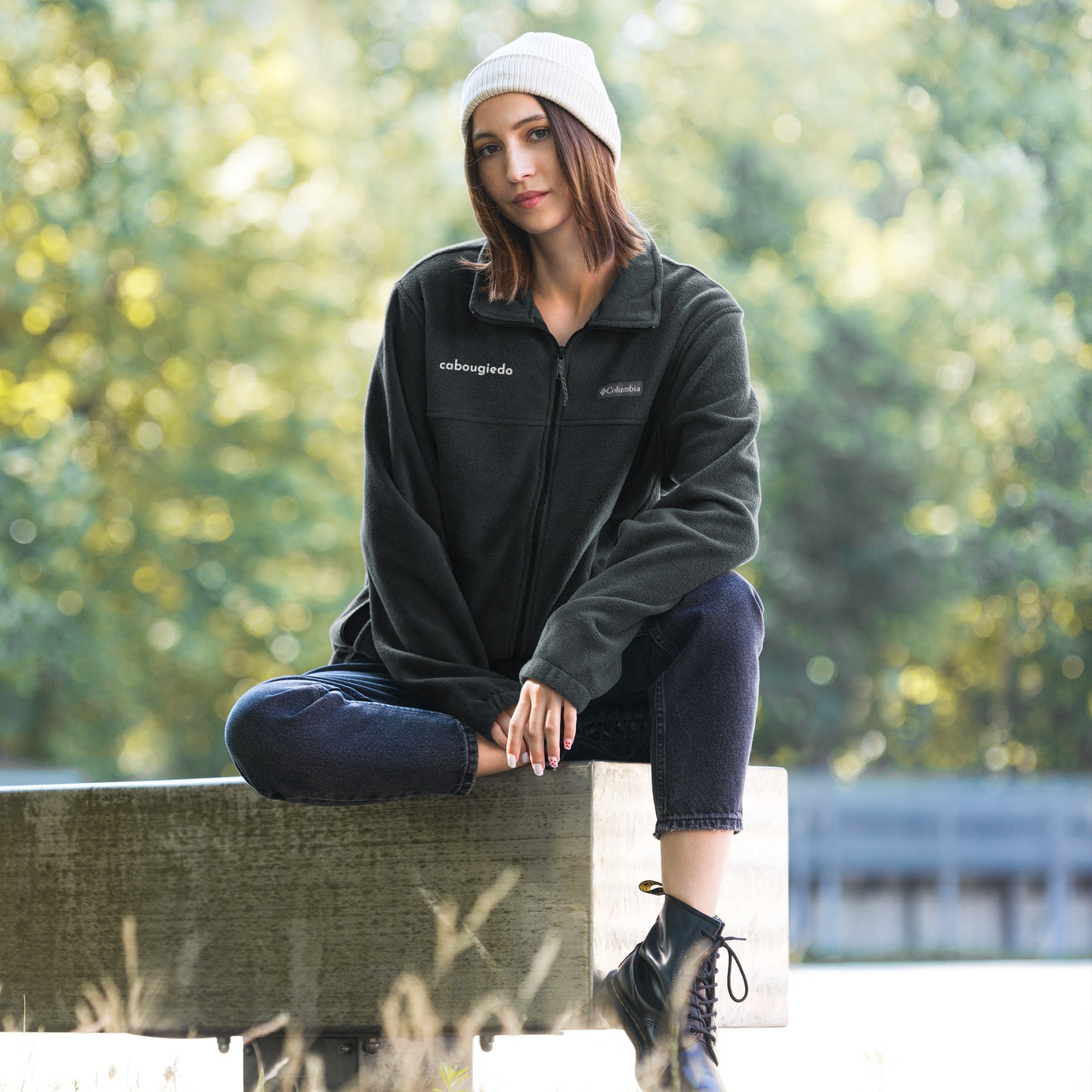 Unisex Columbia fleece jacket - CaBougieDo