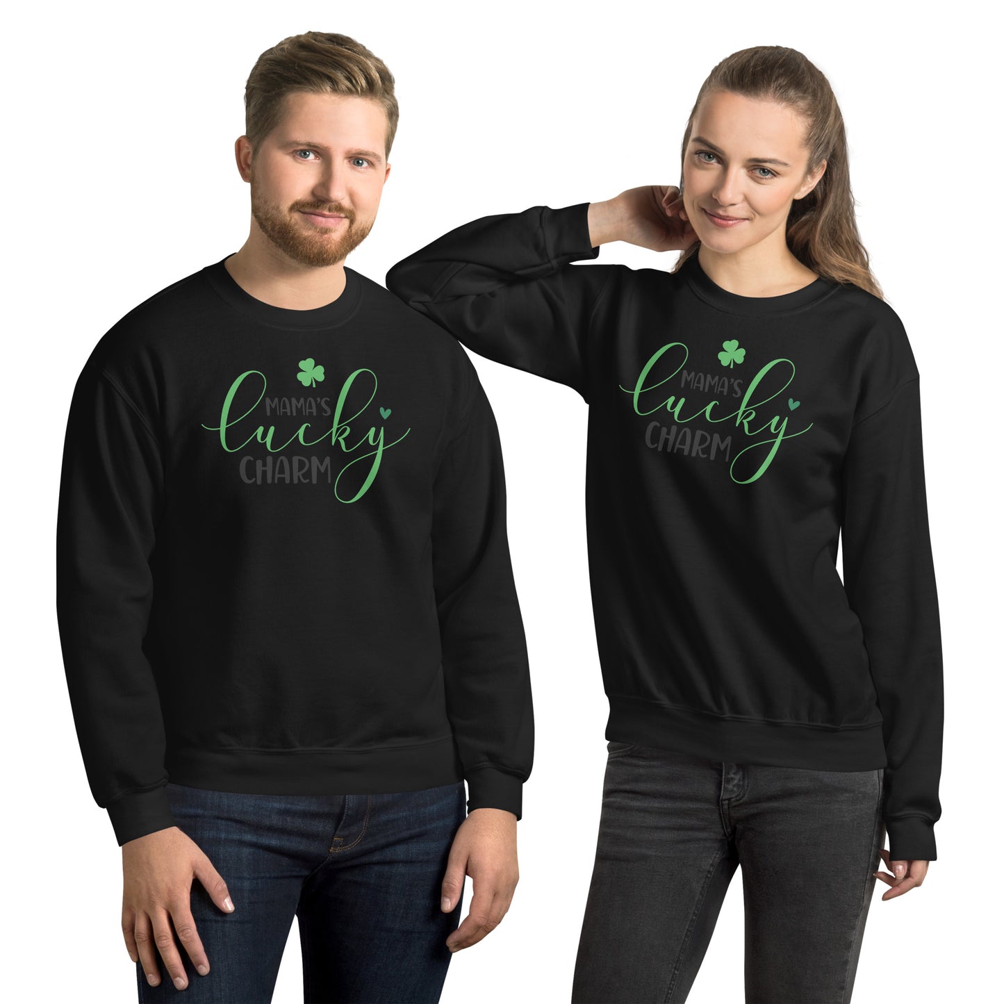 Unisex Sweatshirt - Mama's Lucky Charm