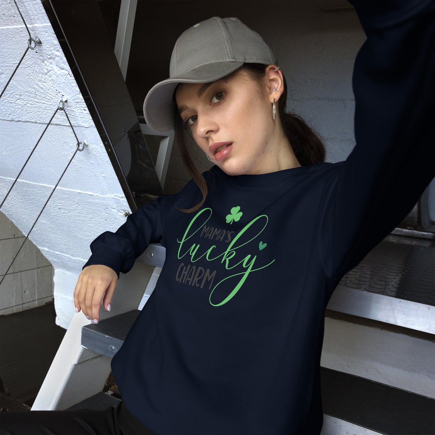 Unisex Sweatshirt - Mama's Lucky Charm