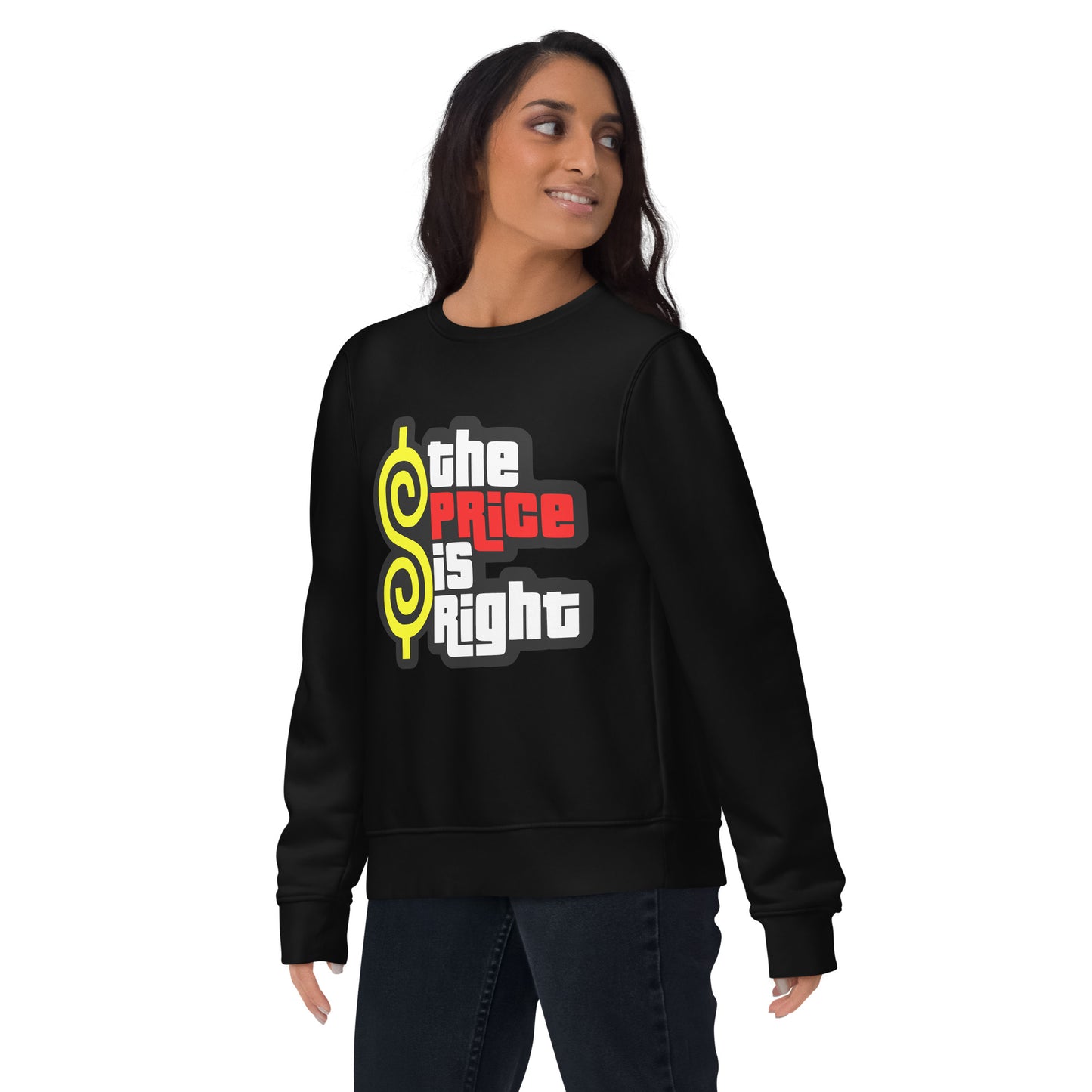 Unisex eco sweatshirt -  The Price is Right Sweatshirt